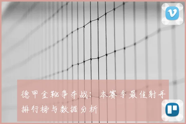 德甲金靴争夺战：本赛季最佳射手排行榜与数据分析