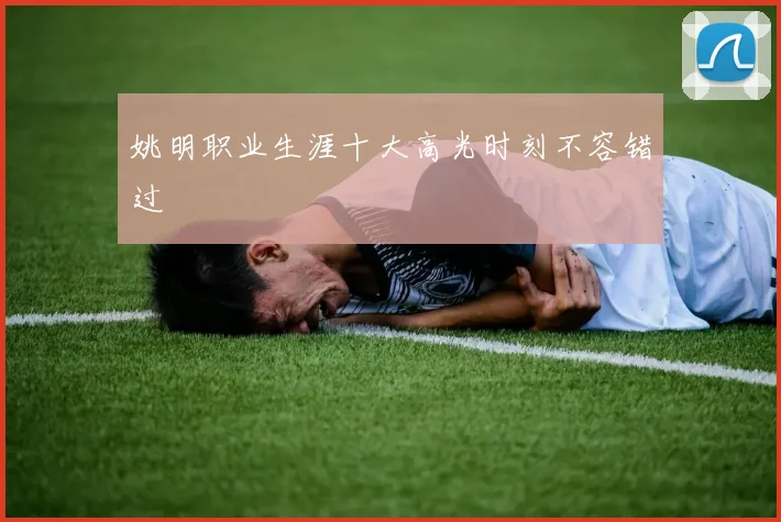 姚明职业生涯十大高光时刻不容错过